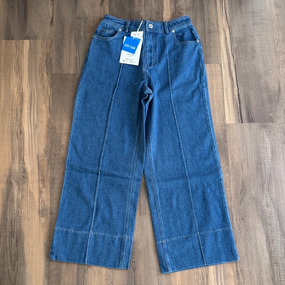 Very J Wide-Leg Denim Jeans